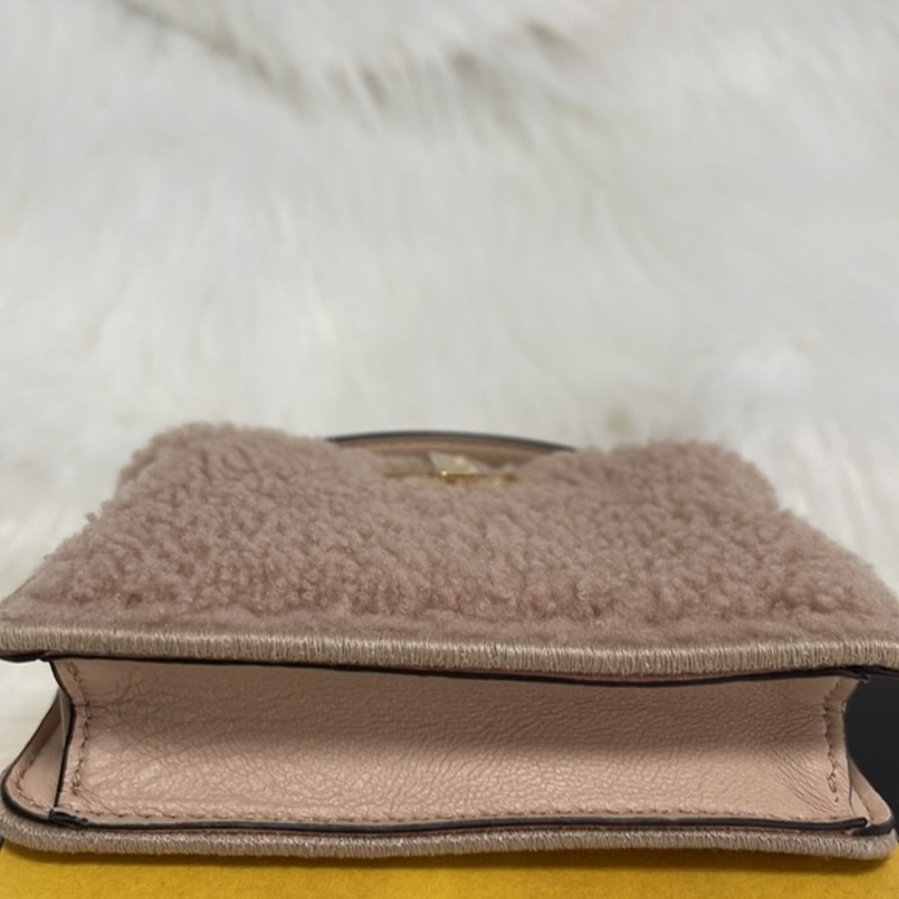 FENDI FUR Small leather LUXURY Crossbody bag authentic 100% - Picture 6 of 16